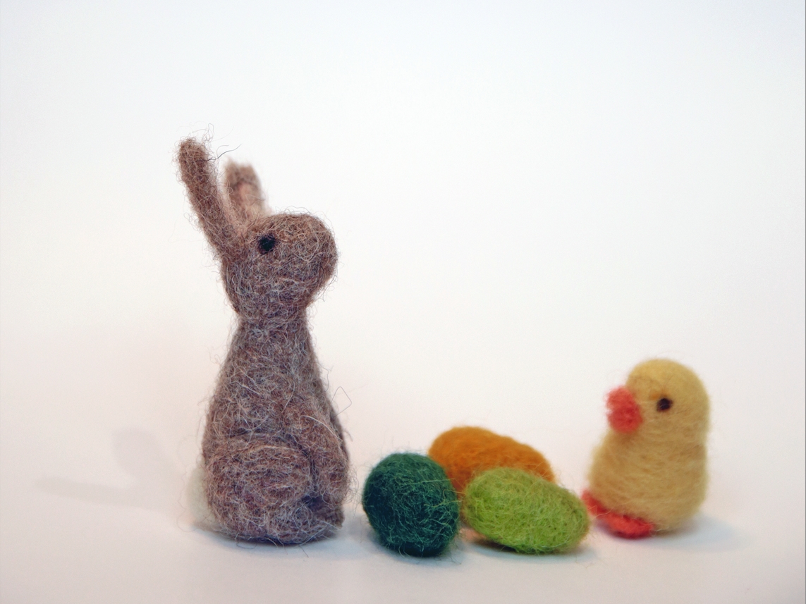 Buntes Oster-Filzen
